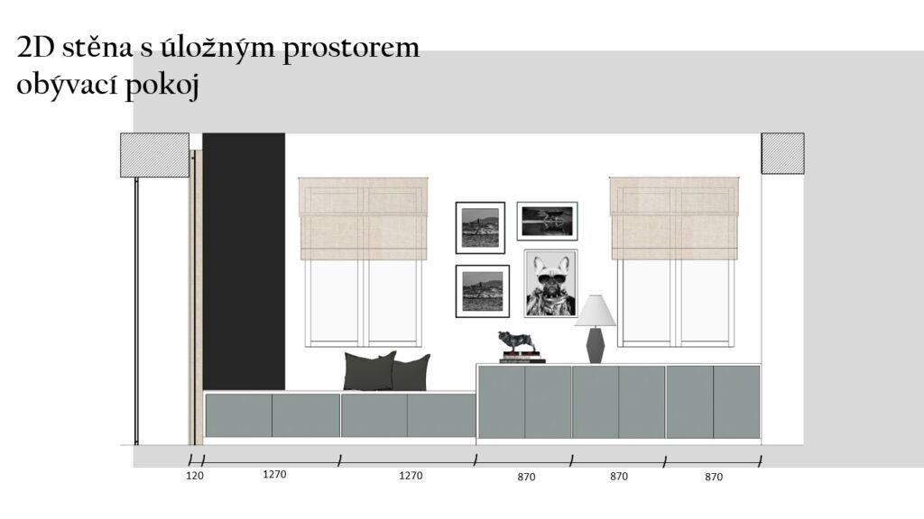 2D stěna OP projektu Hurá s dětmi na statek